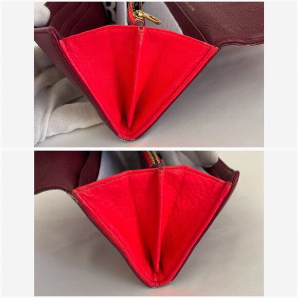 MARC BY MARC JACOB Burgundy Standard Supply Workwear Wallet - Picture 10 of 14